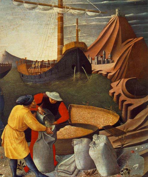 Fra Angelico St Nicholas saves the ship